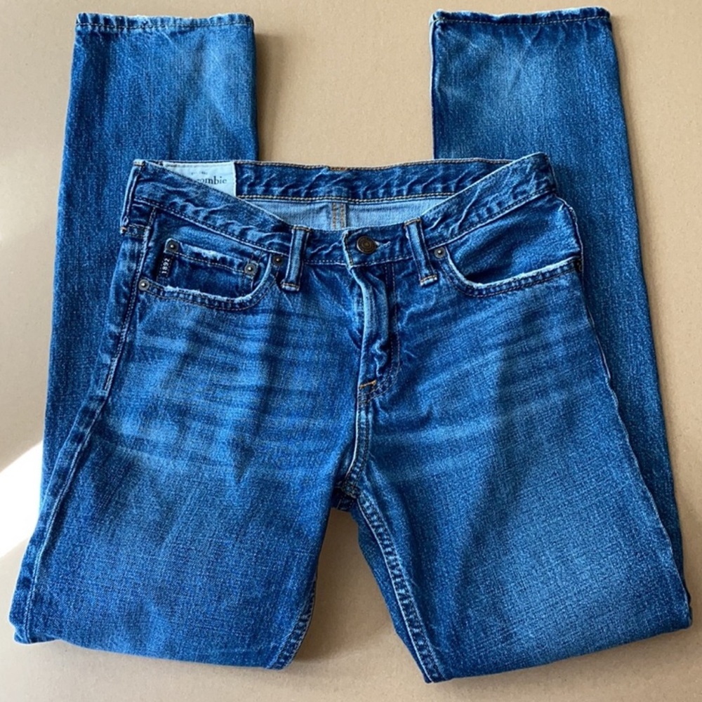 Abercrombie Boys Skinny Blue Jeans Size 16